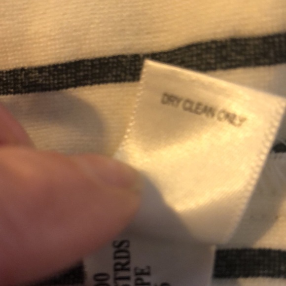 Banana Republic MadMen Navy on White Stripes Sleeveless Peekaboo Back Dress S/XS - Picture 11 of 11